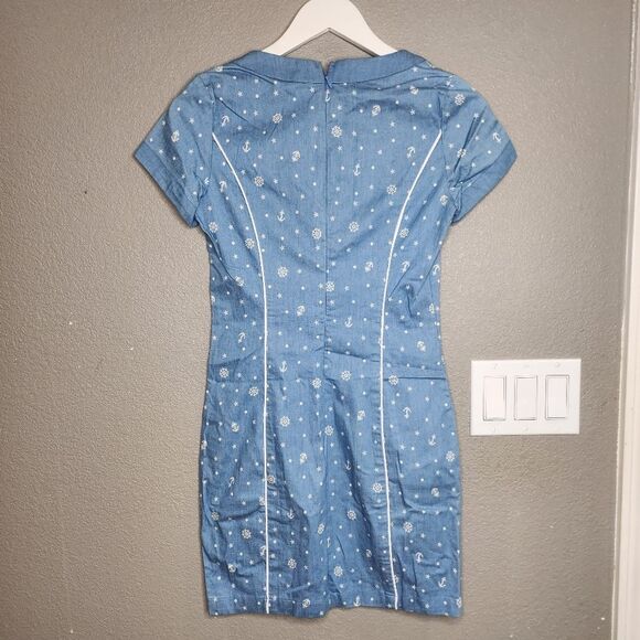 Dancing Days Nautical Vintage Inspired Mini Dress - Picture 2 of 5